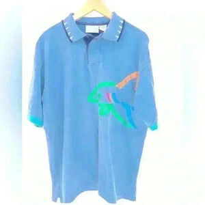 Reebok by Greg Norman Vintage Shark Golf  Polo. Size Large